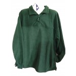 LW Reid Bottle Green Polar Fleece Half Zip Jumper | XL 20