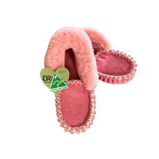 SOXnUGGS 100% Premium Sheepskin Adult Moccasins |  Pink