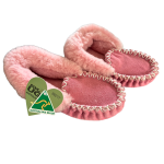 SOXnUGGS 100% Premium Sheepskin Adult Moccasins |  Pink