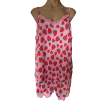 Be You Strawberry Print Cami & Short Pants Pyjamas| Soft Touch Fabric