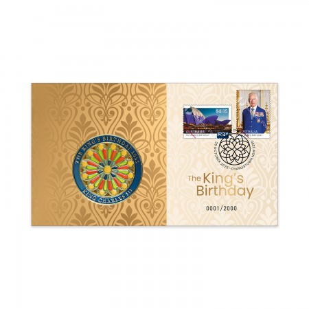 2025 The King's Birthday Medallion FDC Cover | King Charles III 2025 The King's Birthday Medallion FDC Cover | King Charles III