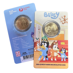 2024 RAM $1 Privy Mark Bluey Coin-In-Card | The Heelers