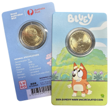 2024 RAM $1 Privy Mark Bluey Coin-In-Card | Bingo