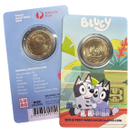 2024 RAM $1 Privy Mark Bluey Coin-In-Card | Muffin & Socks