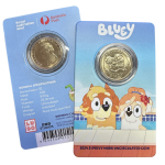 2024 RAM $1 Privy Mark Bluey Coin-In-Card | Rad & Frisky