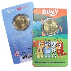 2024 RAM $1 Privy Mark Bluey Coin-In-Card | Bluey & Friends