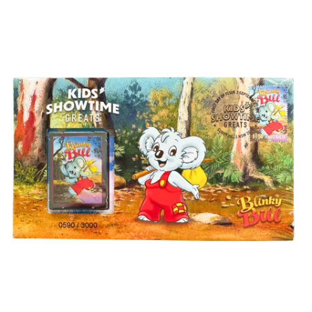 2024 Kids Showtime Greats Medallion FDC Cover | Blinky Bill