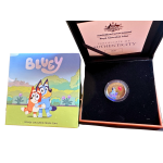 2024 $1 Bluey AlBr Coloured Proof Coin | 5000 Mintage