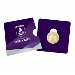 2024 AFL & AFLW Team Uncirculated $1 Coin in Card | Fremantle Dockers