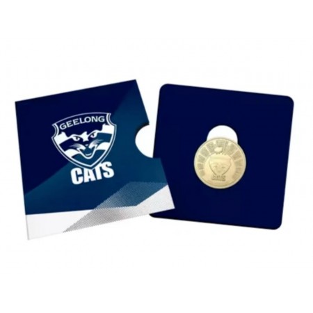 2024 AFL & AFLW Team Uncirculated $1 Coin in Card | Geelong Cats