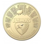 2024 AFL & AFLW Team Uncirculated $1 Coin in Card | Hawthorn Hawks