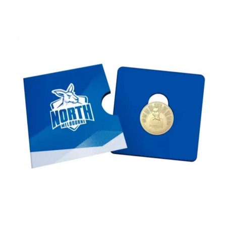 2024 AFL & AFLW Team Uncirculated $1 Coin in Card | North Melbourne Kangaroos