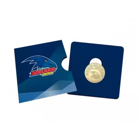 2024 AFL & AFLW Team Uncirculated $1 Coin in Card | Adelaide Crows