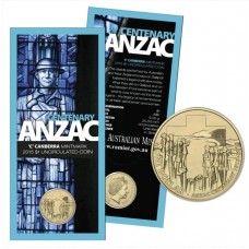 2015 Australian $1 RAM Uncirculated Coin | Centenary ANZAC 'C' Mintmark