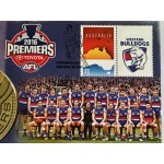 Western Bulldogs AFL Premiers 2016 Medallion Stamp Cover Western Bulldogs AFL Premiers 2016 Medallion Stamp Cover