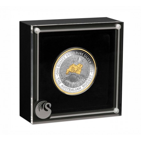 40th Anniversary of the Australian Nugget Gold Coin Program 2026 1oz Silver Proof Gilded Coin