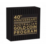 40th Anniversary of the Australian Nugget Gold Coin Program 2026 1oz Silver Proof Gilded Coin