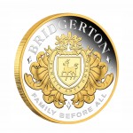 House of Bridgerton 2026 2oz Silver Proof Gilded Coin