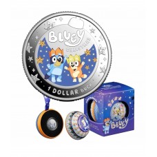 2025 RAM $1 Coloured Fine Silver Proof Coin | Bluey Christmas