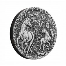Australian Lunar Series III 2026 Year of the Horse 2oz Silver Antiqued Coin Australian Lunar Series III 2026 Year of the Horse 2oz Silver Antiqued Coin