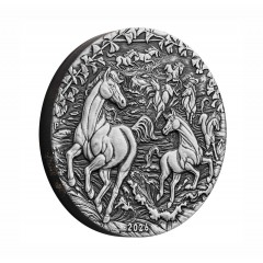 Australian Lunar Series III 2026 Year of the Horse 2oz Silver Antiqued Coin