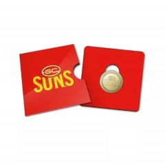 2023 AFL & AFLW Team Uncirculated $1 Coin in Card | Gold Coast Suns