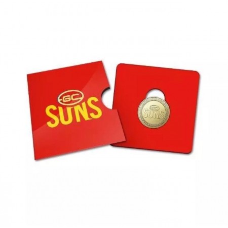 2023 AFL & AFLW Team Uncirculated $1 Coin in Card | Gold Coast Suns