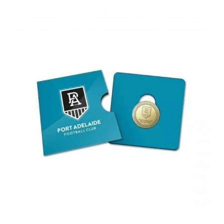 2023 AFL & AFLW Team Uncirculated $1 Coin in Card | Port Adelaide Football Club