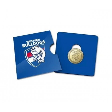 2023 AFL & AFLW Team Uncirculated $1 Coin in Card | Western Bulldogs