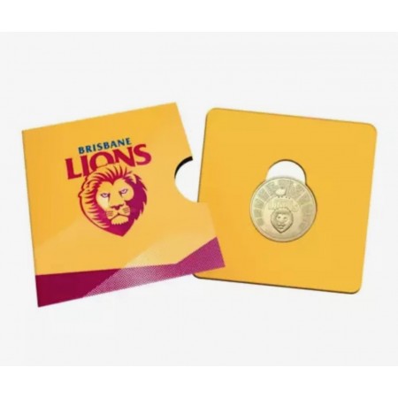 2024 AFL & AFLW Team Uncirculated $1 Coin in Card | Brisbane Lions