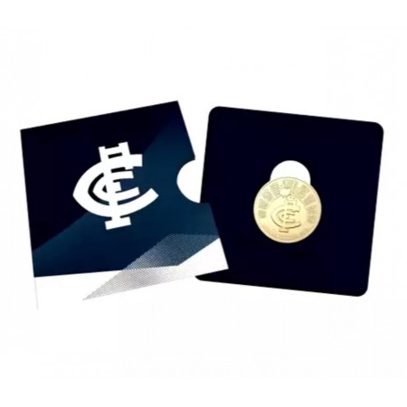 2024 AFL & AFLW Team Uncirculated $1 Coin in Card | Carlton Football Club