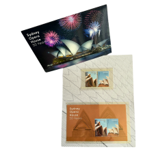 2023 Sydney Opera House 50 Years Australia Post Stamp Issue Folder | Minisheet & Stamps