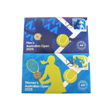 2025 Postal Numismatic Cover PNC  Australian Open  | Men's & Women's Set of 2