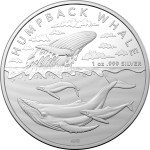 2023 Australian $1 1oz 99.9% Silver Investment RAM Coin | Humpback Whale