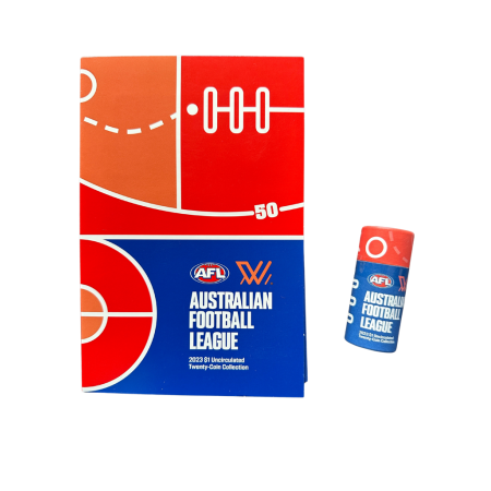 2023 AFL Premiership Season Coin Tube & Folder Collector Set  | $1 Coins