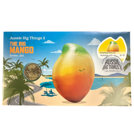 The Big Mango Postal Numismatic Cover Aussie Big Things 2 PNC | 2025 The Big Mango Postal Numismatic Cover Aussie Big Things 2 PNC | 2025