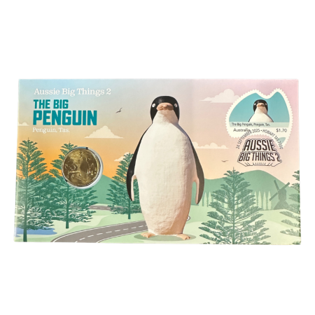 The Big Penguin Postal Numismatic Cover Aussie Big Things 2 PNC | 2025 The Big Penguin Postal Numismatic Cover Aussie Big Things 2 PNC | 2025