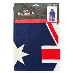 My Australia Pure Cotton Souvenir Apron 45 x 90 cm | Australia Flag