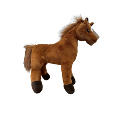 Teddy & Friends Super Soft Diamond Brown Farm Horse | 33cm Standing