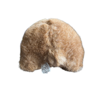 Teddy & Friends Super Soft Nibbles Plush Brown Wombat | Small 18cm
