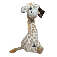 Teddy & Friends Brand Soft Brown Gerry Giraffe Plush Toy 33cm