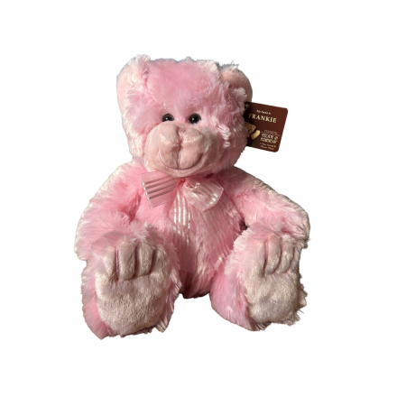 Teddy & Friends Brand Large Pink Frankie Bear Soft Plush Toy | 40cm