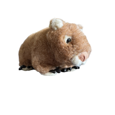 Teddy & Friends Super Soft Nibbles Plush Brown Wombat | Small 18cm