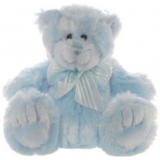 Teddy & Friends Brand Small Blue Frankie Bear Soft Plush Toy | 28cm