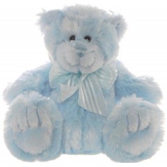 Teddy & Friends Brand Small Blue Frankie Bear Soft Plush Toy | 28cm