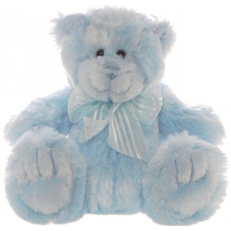 Teddy & Friends Brand Small Blue Frankie Bear Soft Plush Toy | 28cm