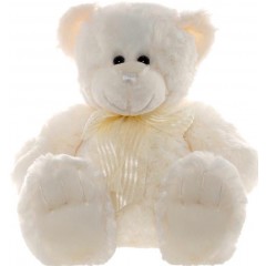Teddy & Friends Brand Large Cream Frankie Bear Soft Plush Toy | 40cm