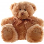 Teddy & Friends Brand Small Brown Frankie Bear Soft Plush Toy | 28cm