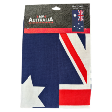 My Australia Pure Cotton Tea Towel 45 x 78 cm | Australia Flag