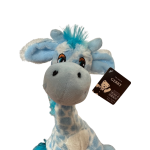 Teddy & Friends Brand Soft Blue Gerry Giraffe Plush Toy 33cm